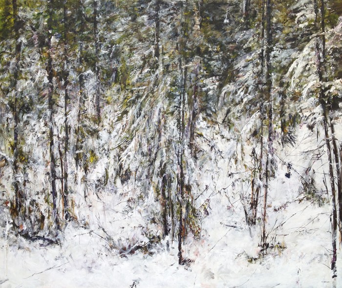 Judy Cheng Whistler Mountain Run 60x72