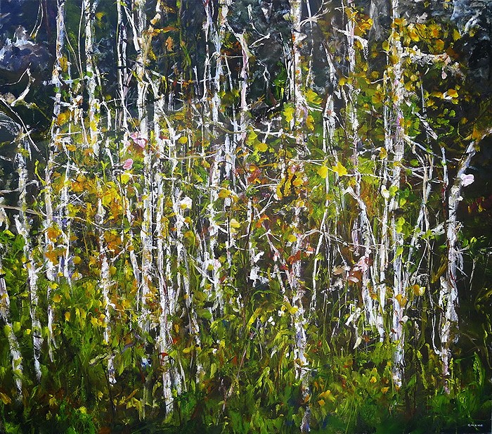Cheng, Fall III 48x42 Judy Cheng Painting