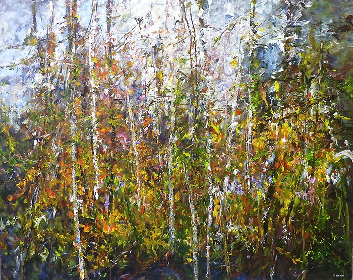 Cheng, Fall V 60x48 Judy Cheng Painting