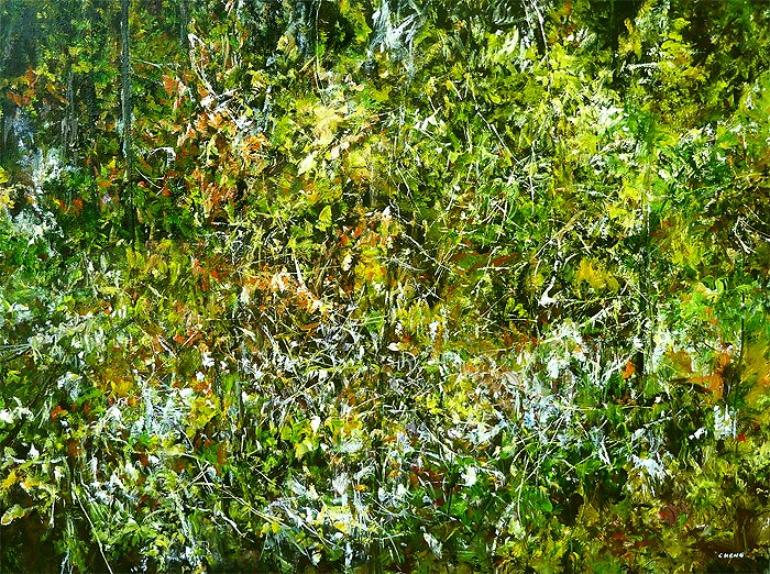 Cheng, Summer I 48x36 Judy Cheng Painting
