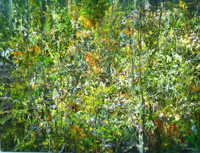 Cheng, Summer II 48x36 Judy Cheng Painting