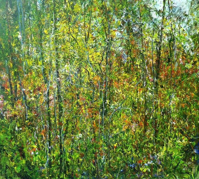 Cheng, Summer III 56x50 Judy Cheng Painting