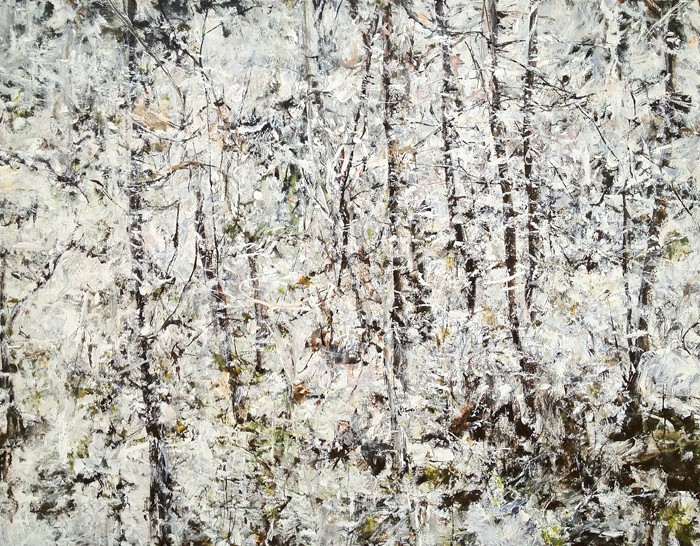 Judy Cheng Winter III 42x48 Acrylic on canvas Judy Cheng Winter III Painting